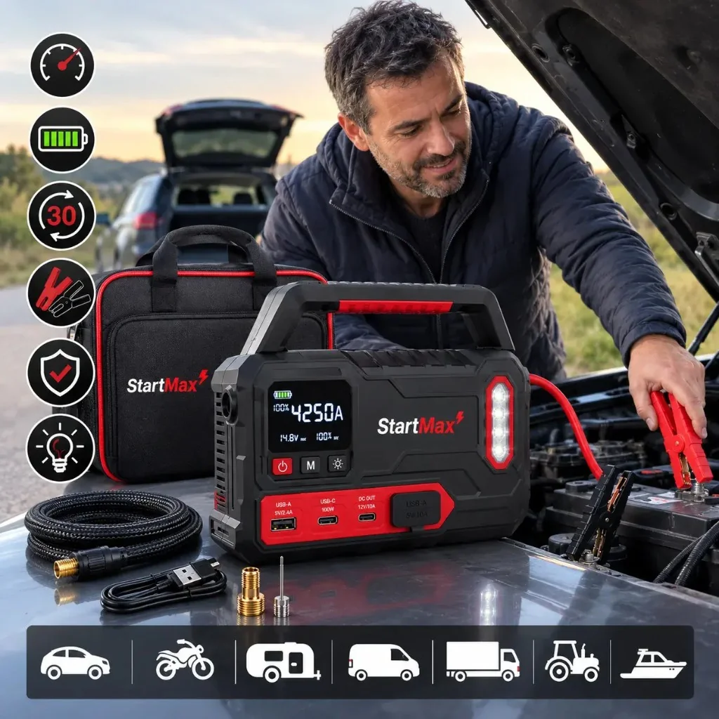 StartMax — avviamento motore su ogni veicolo