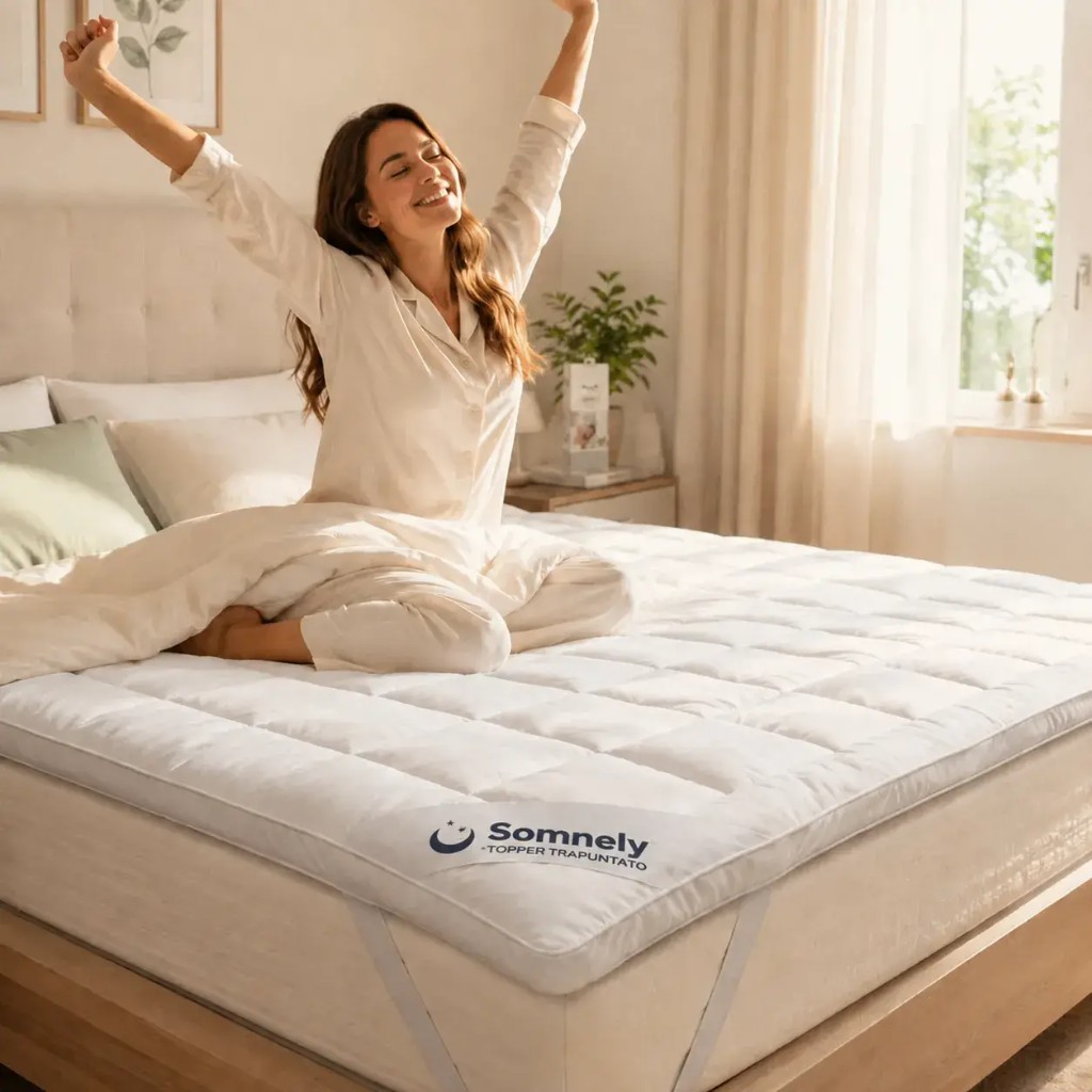 Struttura traspirante del topper Somnely