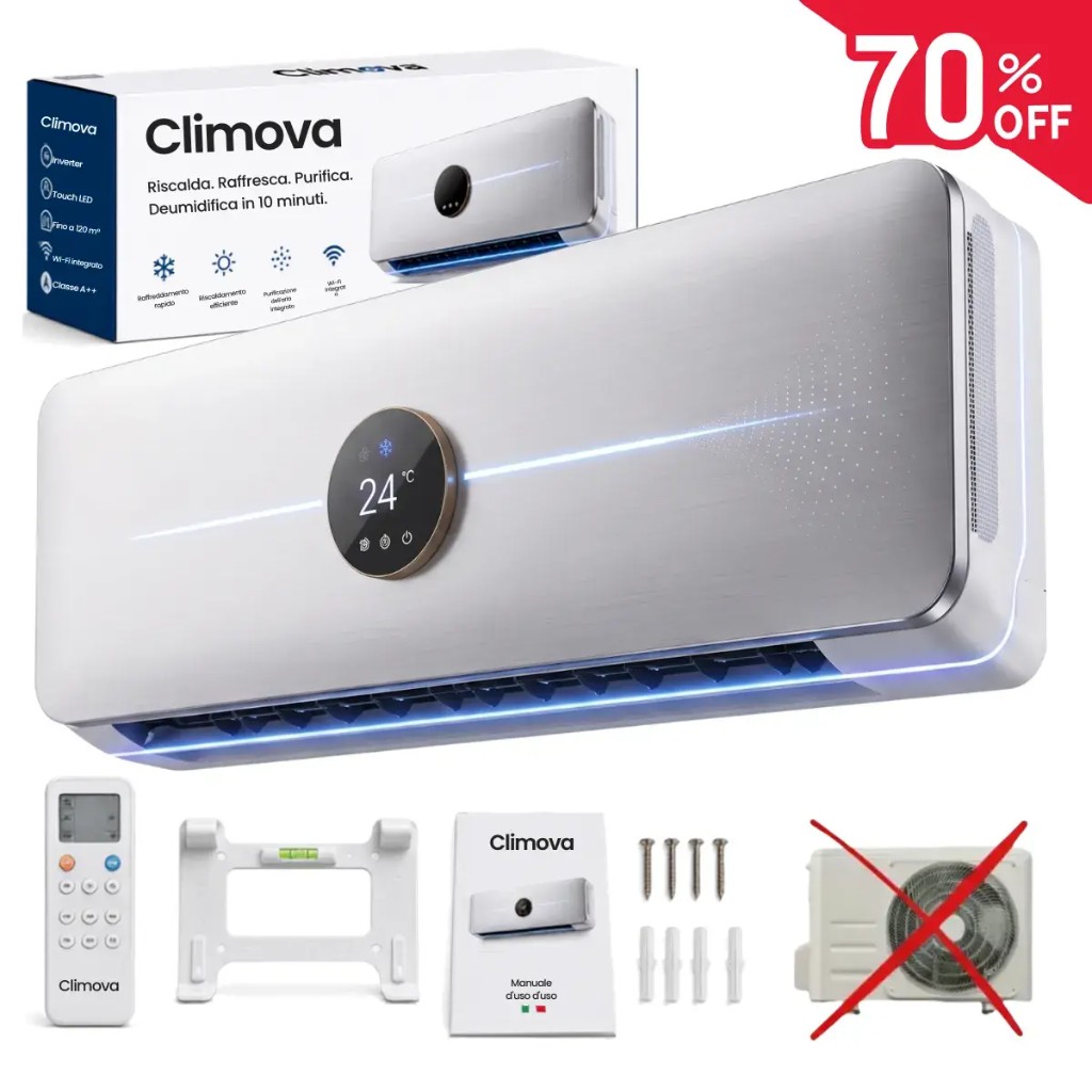 Climova κλιματιστικό 4 σε 1 χωρίς εξωτερική μονάδα